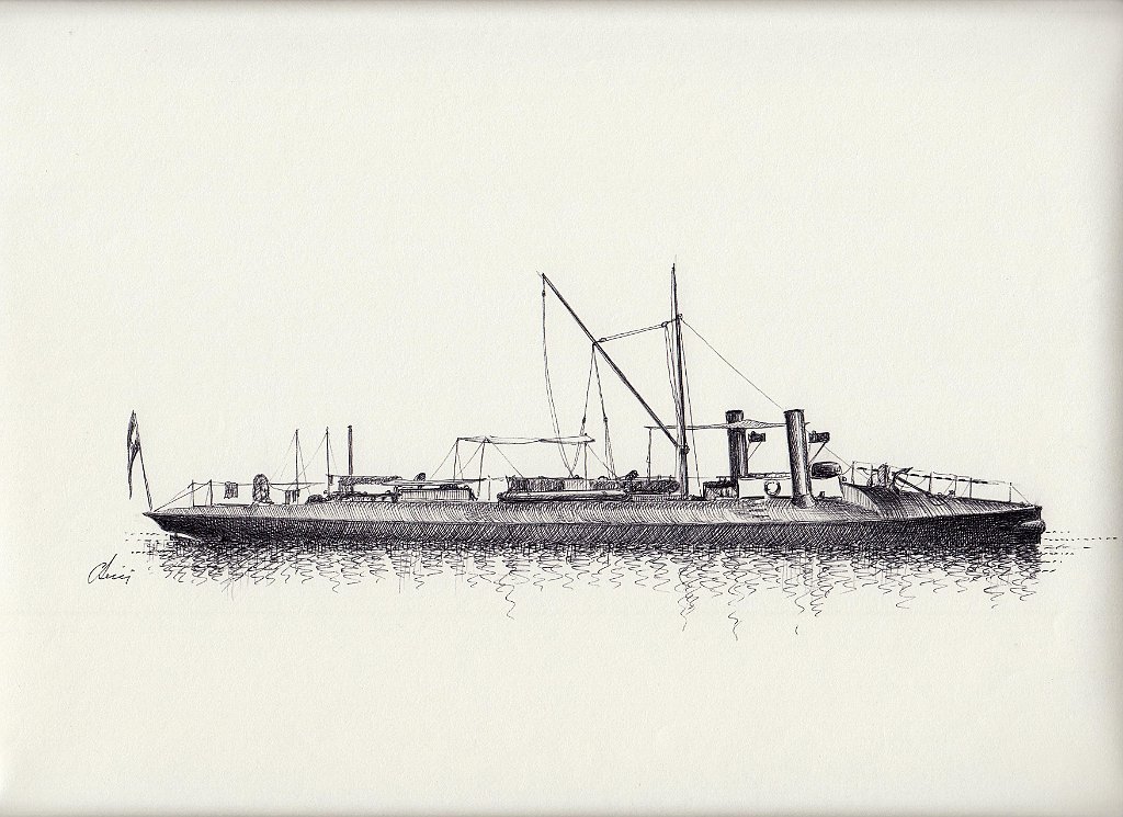 32-Torpedoboot 'IX' - 1881 - Torpediniera